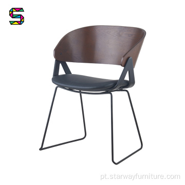 Estilo moderno de alta qualidade de alta qualidade Cadeira de jantar de cor personalizada
